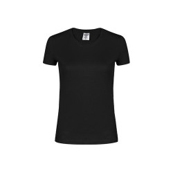 T-Shirt Femme Couleur Personnalisée WCS180 "keya" Matières : coton Taille textile : S Couleurs : bleu clair personnalisation sur