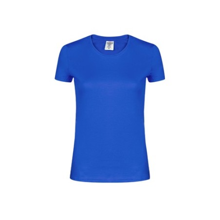 T-Shirt Femme Couleur Personnalisée WCS180 "keya" Matières : coton Taille textile : M Couleurs : bleu goodies publicitaire durab