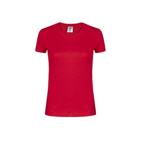 T-Shirt Femme Couleur Personnalisée WCS180 "keya" Matières : coton Taille textile : M Couleurs : bleu marquage couleur éclatante