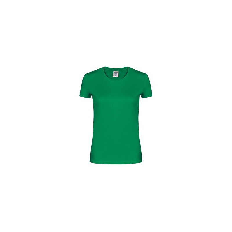 T-Shirt Femme Couleur Personnalisée WCS180 "keya" Matières : coton Taille textile : M Couleurs : bleu goodies publicitaire durab