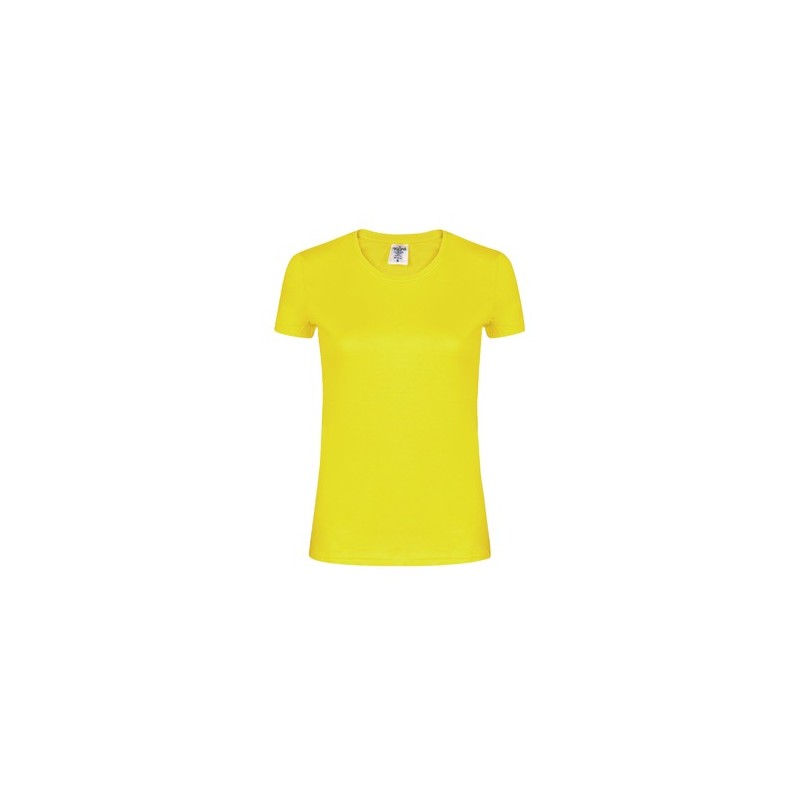 T-Shirt Femme Couleur Personnalisée WCS180 "keya" Matières : coton Taille textile : M Couleurs : bleu marquage laser ultra préci