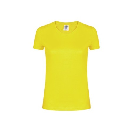 T-Shirt Femme Couleur Personnalisée WCS180 "keya" Matières : coton Taille textile : M Couleurs : bleu marquage laser ultra préci