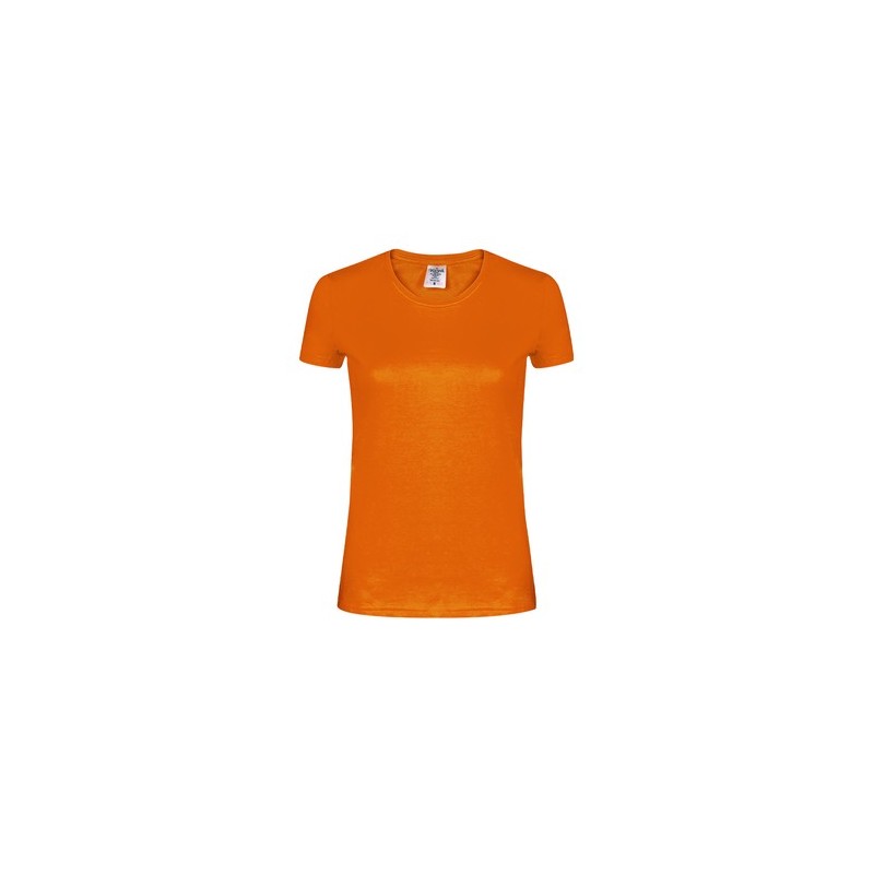T-Shirt Femme Couleur Personnalisée WCS180 "keya" Matières : coton Taille textile : M Couleurs : bleu marquage couleur éclatante