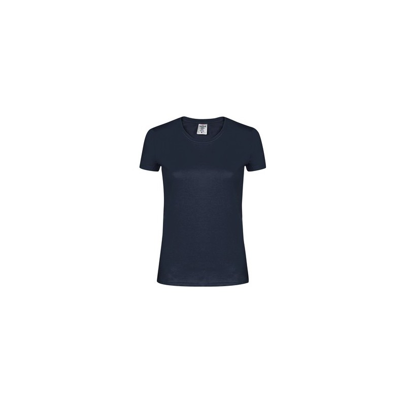 T-Shirt Femme Couleur Personnalisée WCS180 "keya" Matières : coton Taille textile : M Couleurs : bleu marquage laser ultra préci