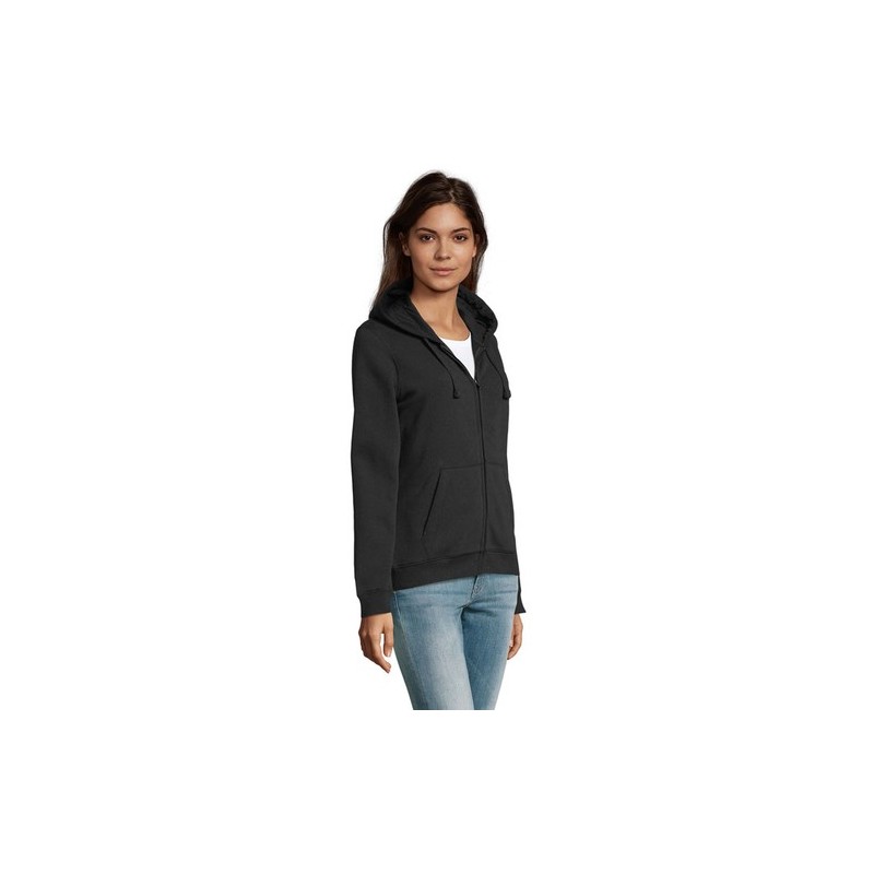 Veste Femme Confortable et Stylée Personnalisée 280gr | Spike Taille textile : S Couleurs : noir goodies publicitaire événementi