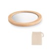 Miroir de poche personnalisé en bambou - Élégance et praticité pas cher, MALAY Matières : coton Couleurs : bois