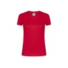 T-Shirt Femme Couleur Personnalisée WCS180 "keya" Matières : coton Taille textile : L Couleurs : jaune cadeau entreprise pas che