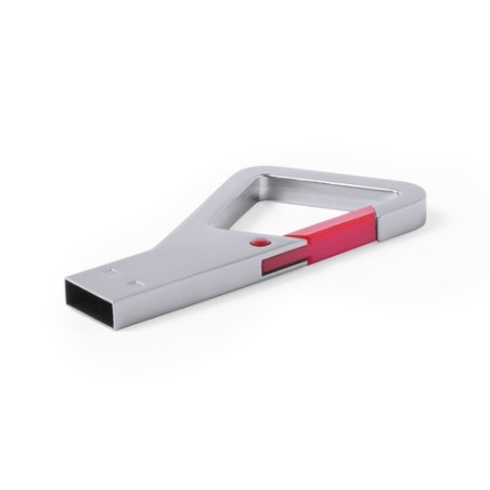 Clé USB 8GB Personnalisée Drelan - Performance et Style Matières : métal Couleurs : rouge personnalisable avec votre logo
