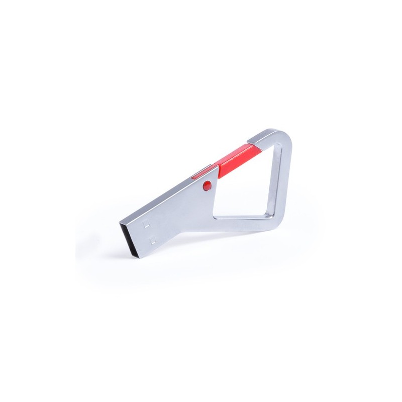 Clé USB 8GB Personnalisée Drelan - Performance et Style Matières : métal Couleurs : rouge cadeau affaires élégant