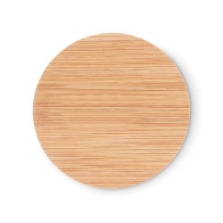 Miroir de poche personnalisé en bambou - Élégance et praticité pas cher, MALAY Matières : coton Couleurs : bois goodies publicit