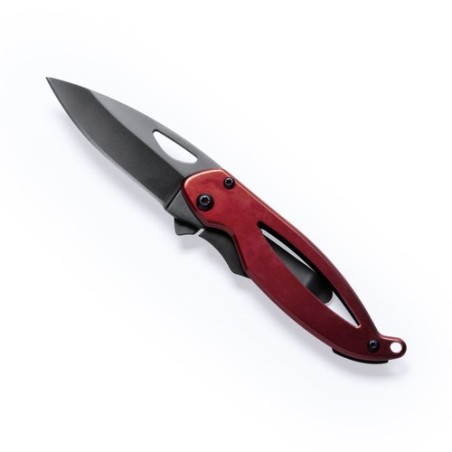 Couteau de Poche Personnalisé - Thiam Matières : acier inoxydable Couleurs : rouge cadeau collaborateur premium