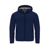 Parka Personnalisée Économique Sarbon Matières : polyester Taille textile : XL Couleurs : bleu goodies publicitaire durable