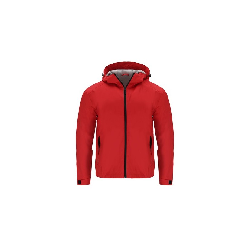 Parka Personnalisée Économique Sarbon Matières : polyester Taille textile : L Couleurs : bleu marquage laser ultra précis