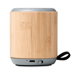 Haut-parleur sans fil  en bambou personnalisé RUGLI Matières : bambou Couleurs : bois 2
