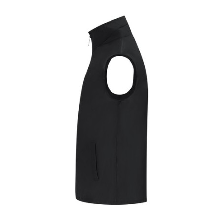 Gilet Personnalisé pas cher Higuk Matières : polyester Taille textile : 3XL Couleurs : noir marquage couleur éclatante