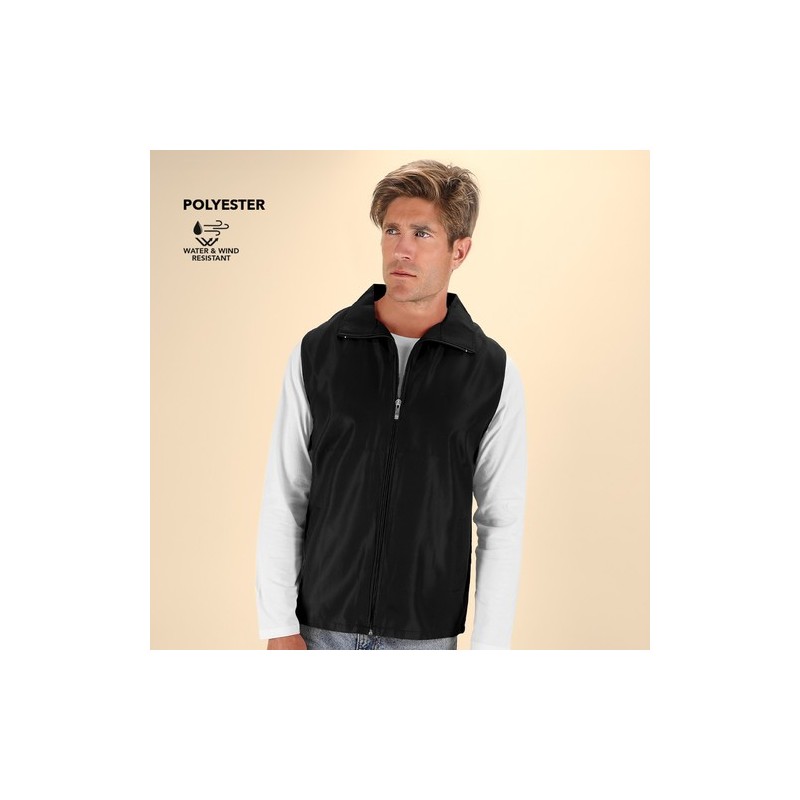 Gilet Personnalisé pas cher Higuk Matières : polyester Taille textile : 3XL Couleurs : bleu marine goodies publicitaire événemen