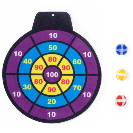 Cible de jeu de fléchettes personnalisée en tissu pas cher Kerchak Matières : polyester personnalisable avec votre logo