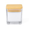 Bougie Aromatique Personnalisée à la Vanille - Safron Matières : bambou Couleurs : blanc