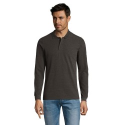 Polo Homme Personnalisable 100% Coton Éco-responsable | SOL'S Perfect 180 Taille textile : XL Couleurs : anthracite chiné cadeau