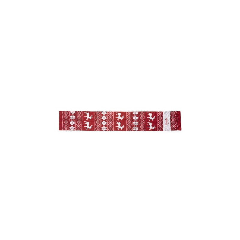 Écharpe Personnalisée Éco-responsable - Accessoire de mode Luka Matières : acrylique Couleurs : rouge marquage laser ultra préci