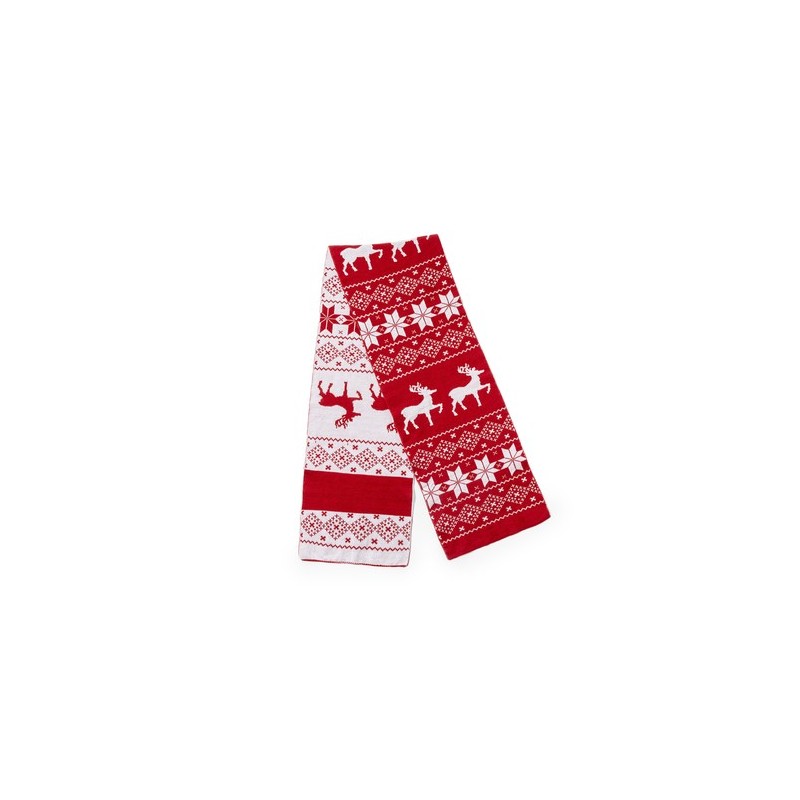 Écharpe Personnalisée Éco-responsable - Accessoire de mode Luka Matières : acrylique Couleurs : rouge objet promotionnel éco-res
