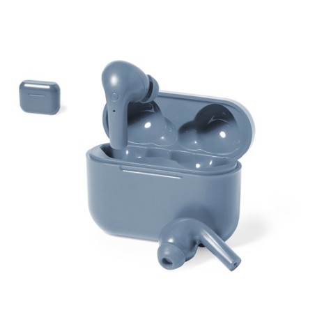 Écouteurs Bluetooth 5.3 Confort Personnalisé Éco-responsables pas cher Prucky Couleurs : blanc marquage laser ultra précis