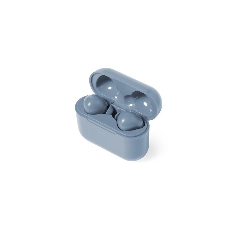 Écouteurs Bluetooth 5.3 Confort Personnalisé Éco-responsables pas cher Prucky Couleurs : blanc personnalisation sur mesure