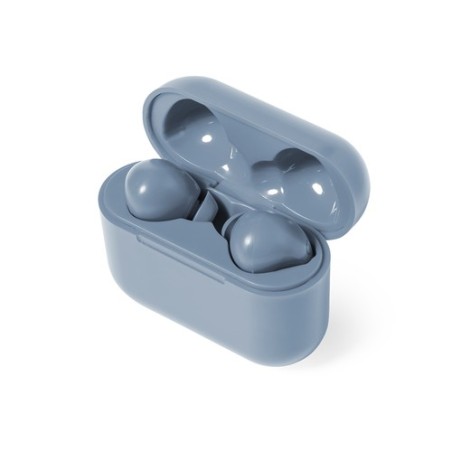 Écouteurs Bluetooth 5.3 Confort Personnalisé Éco-responsables pas cher Prucky Couleurs : blanc personnalisation sur mesure