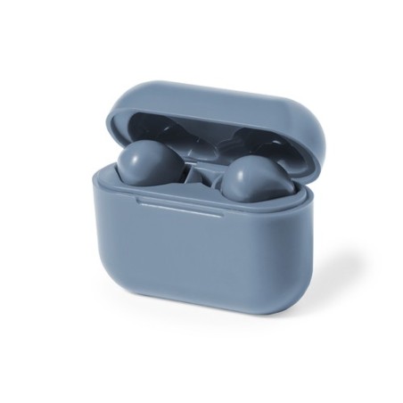 Écouteurs Bluetooth 5.3 Confort Personnalisé Éco-responsables pas cher Prucky Couleurs : blanc marquage couleur éclatante