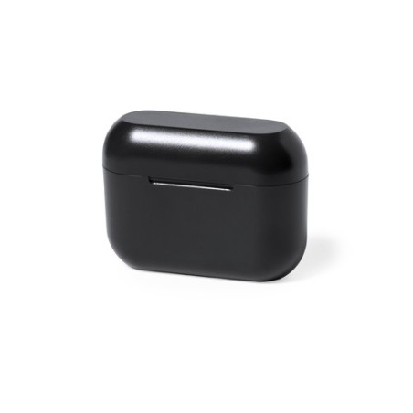 Écouteurs Bluetooth 5.3 Confort Personnalisé Éco-responsables pas cher Prucky Couleurs : blanc marquage couleur éclatante