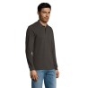 Polo Homme Personnalisable 100% Coton Éco-responsable | SOL'S Perfect 180 Taille textile : L Couleurs : anthracite chiné livrais