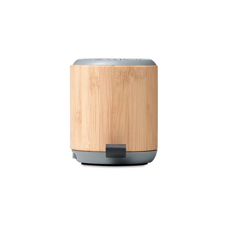 Haut-parleur sans fil  en bambou personnalisé RUGLI Matières : bambou Couleurs : bois impression haute définition