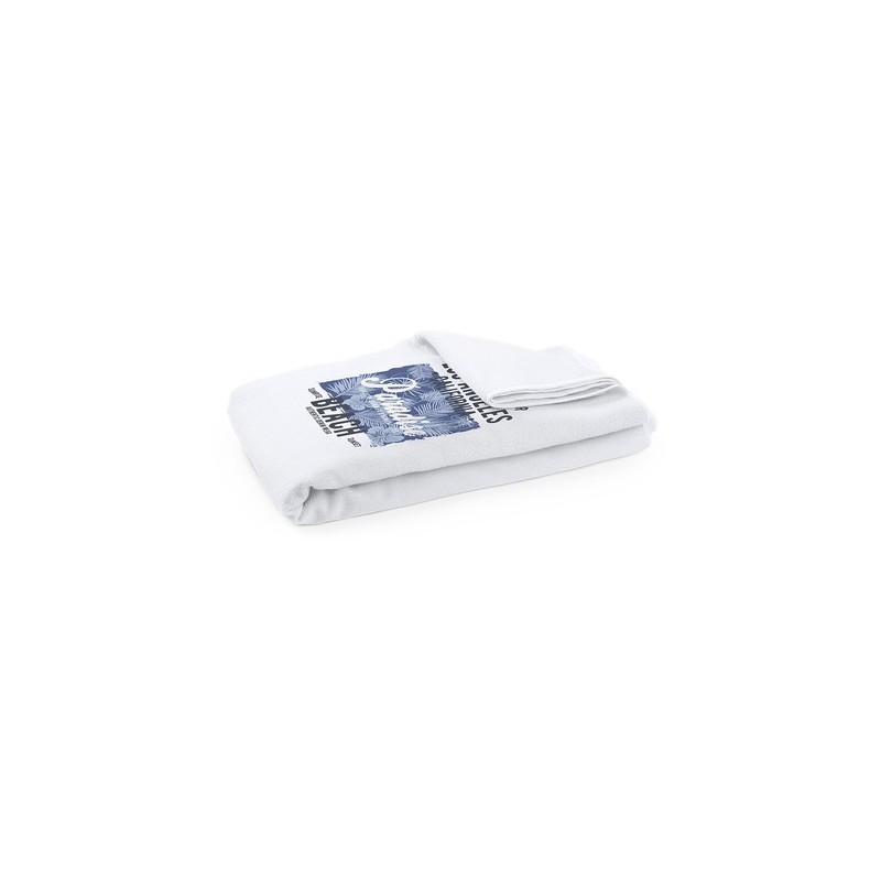 Serviette Ultra Absorbante XXL Personnalisée pas cher Bayalax Matières : microfibre Couleurs : bleu livraison express 24h 48h