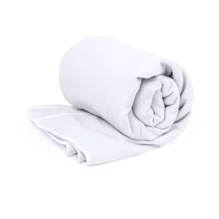 Serviette Ultra Absorbante XXL Personnalisée pas cher Bayalax Matières : microfibre Couleurs : bleu marquage couleur éclatante