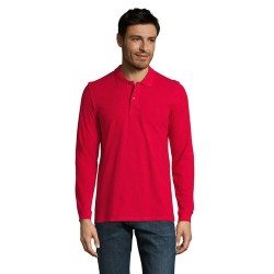 Polo Homme Personnalisable 100% Coton Éco-responsable | SOL'S Perfect 180 Taille textile : 4XL Couleurs : rouge impression logo 
