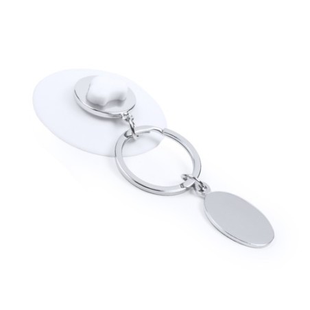 Porte-Clés Monnaie Pratique Personnalisé Coltax - Accessoire Économique Matières : silicone Couleurs : jaune personnalisation ra