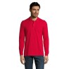 Polo Homme Personnalisable 100% Coton Éco-responsable | SOL'S Perfect 180 Taille textile : 3XL Couleurs : rouge impression haute