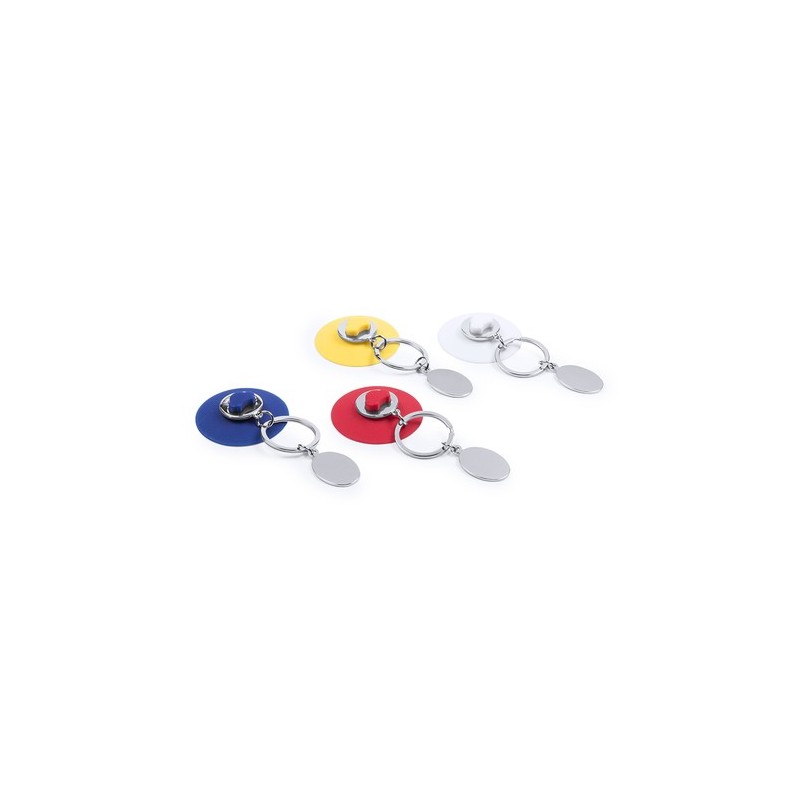 Porte-Clés Monnaie Pratique Personnalisé Coltax - Accessoire Économique Matières : silicone Couleurs : rouge personnalisation su