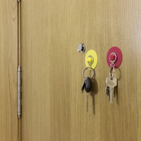 Porte-Clés Monnaie Pratique Personnalisé Coltax - Accessoire Économique Matières : silicone Couleurs : rouge accessoire événemen