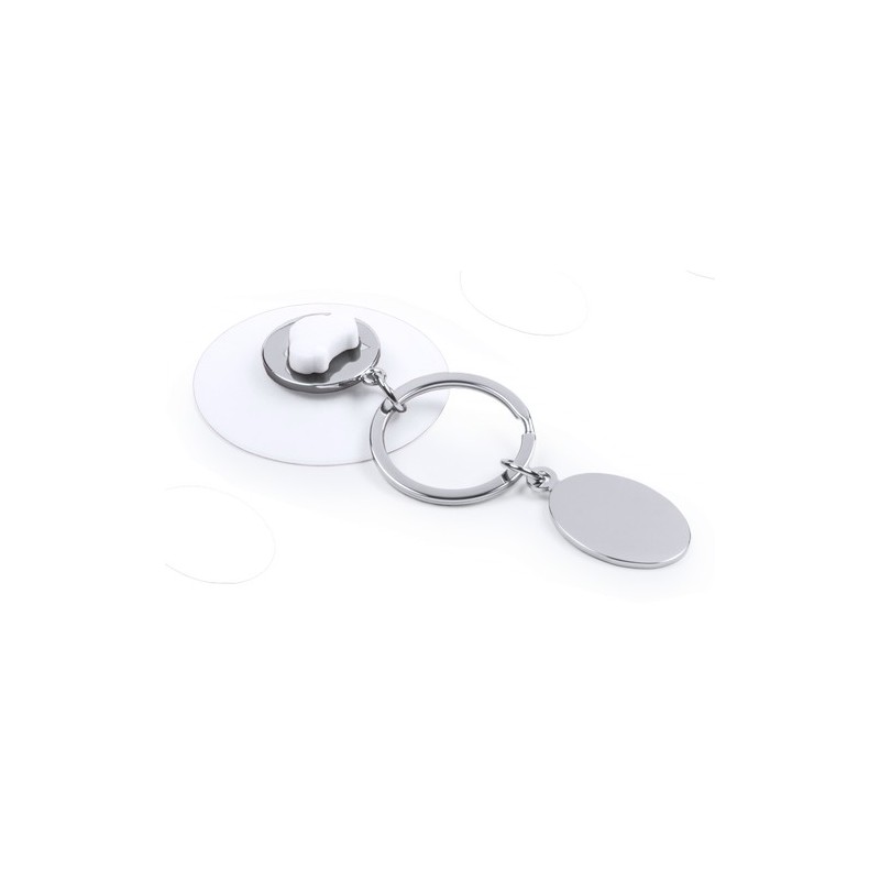 Porte-Clés Monnaie Pratique Personnalisé Coltax - Accessoire Économique Matières : silicone Couleurs : rouge goodies entreprise 