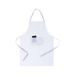 Tablier de Travail Personnalisable Bacatus Matières : coton Couleurs : blanc cadeau entreprise pas cher
