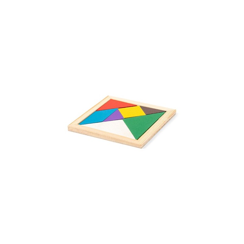 Jeu éducatif en bois personnalisé Puzzle Tangram pas cher Matières : bois impression haute définition