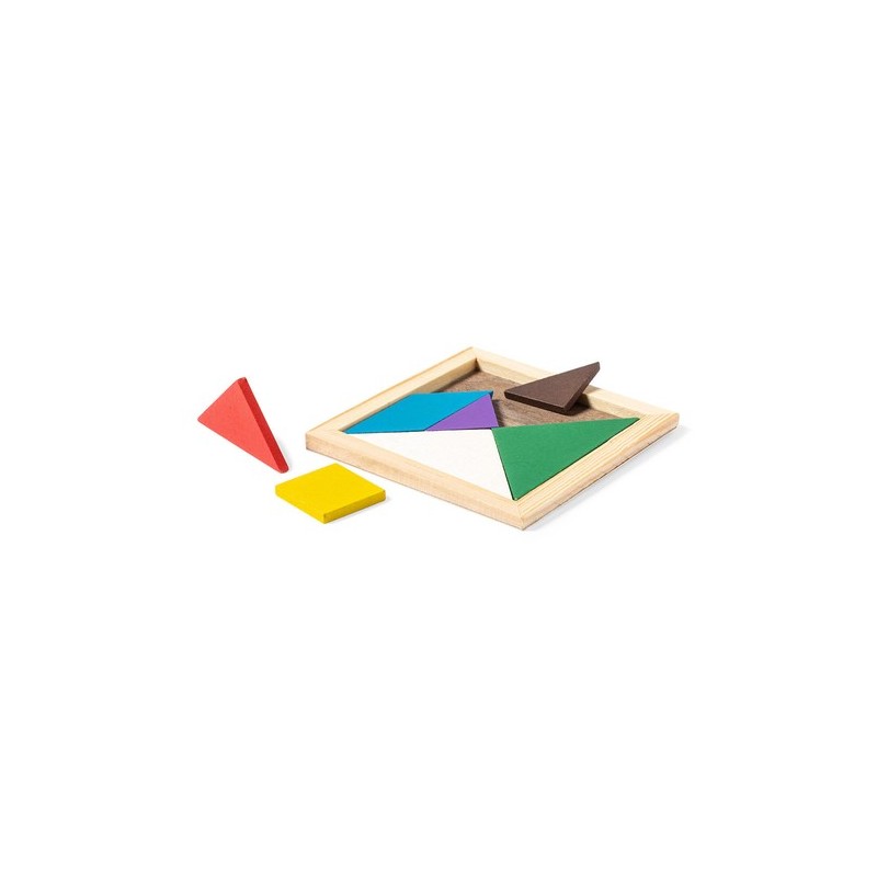 Jeu éducatif en bois personnalisé Puzzle Tangram pas cher Matières : bois marquage laser ultra précis