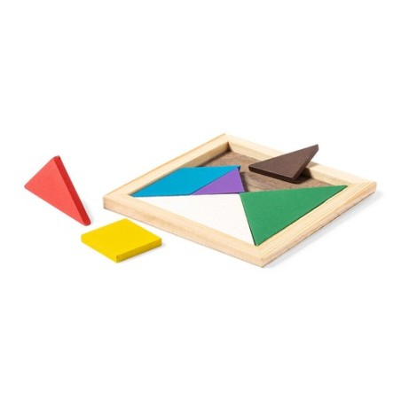 Jeu éducatif en bois personnalisé Puzzle Tangram pas cher Matières : bois marquage laser ultra précis