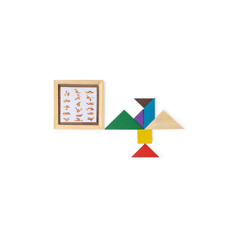 Jeu éducatif en bois personnalisé Puzzle Tangram pas cher Matières : bois personnalisation rapide en France