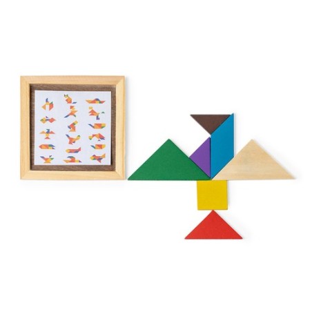 Jeu éducatif en bois personnalisé Puzzle Tangram pas cher Matières : bois personnalisation rapide en France