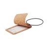 Étiquette à Bagage Éco-responsable en Liège - OVALIS Matières : liège Couleurs : beige