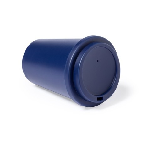 Mug Thermique Isotherme Personnalisé Manyuk Matières : polypropylène (PP) Couleurs : bleu marine cadeau client original