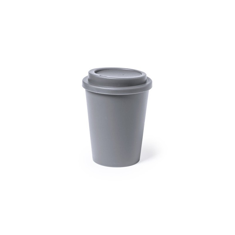 Mug Thermique Isotherme Personnalisé Manyuk Matières : polypropylène (PP) Couleurs : noir personnalisable avec votre logo