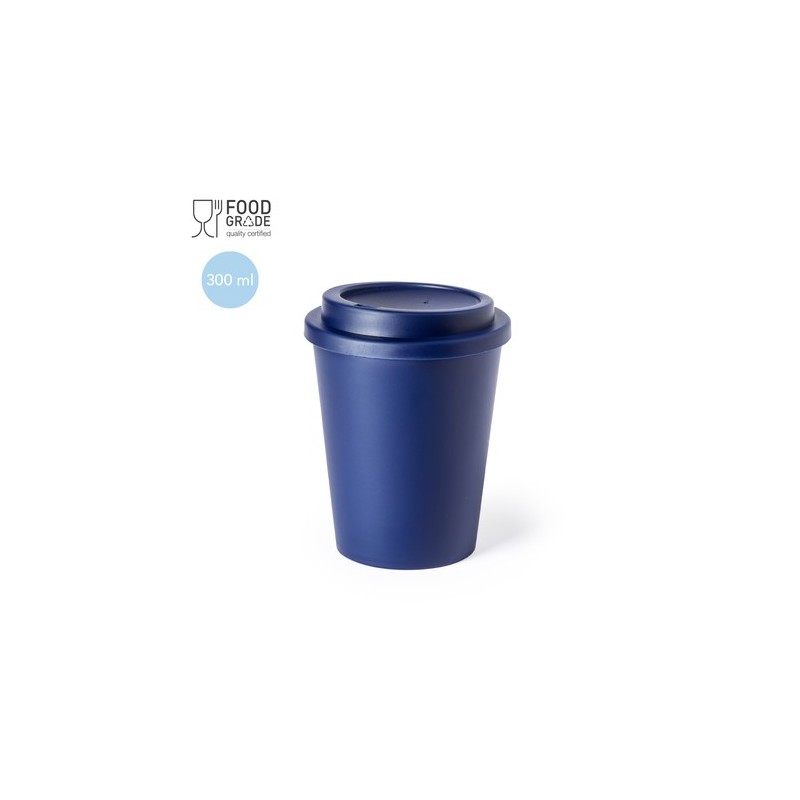 Mug Thermique Isotherme Personnalisé Manyuk Matières : polypropylène (PP) Couleurs : gris objet promotionnel éco-responsable